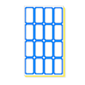 Pikkukuva 1 / 5: 140 Arkia, - Tiedostokansio Tarrat, vedenpitävä Tarra Nimi Tarra Kotiin - Punainen/sininen style 1 Blue 140 sheets