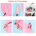 Miniatyrbillede 4 af 5: Halloween Negle Kunst Pailletter, Negle Design Halloween Fest style 3