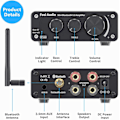 Miniatyrbillede 3 af 5: Bluetooth 5.0 Forstærker Stereo Effektforstærker, 2 Kanal Klasse D Mini Hi-Fi Integreret TPA3116 Effektforstærker, til Højttalere i Hjemmet 50W x 2