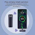 Miniatyrbilde 3 av 5: Mini Trådløs Mikrofon Sender + Mottaker Bærbar Mikrofon med Lightning/Type-C-kontakt Type C