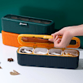 Miniatyrbild 3 av 3: Hushållssäsongsbox Uppdelad 4-i-1 Säsongsförsegling Set, Hushåll Fuktsäker Kökskryddbox Med Lock Grön