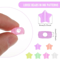 Miniatyrbillede 2 af 5: Store Selvlysende Stjerne Spacer Perler - 500 stk. (12 mm)