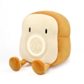 Miniatyrbillede 1 af 5: Natlampe Plys, Sjov Toastbrød Plys Sød Fyldt Vækkeur Soveværelse, Sengelampe Pigegave style  style2