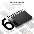 Miniatyrbillede 4 af 5: 2.5\" Harddisk Kabinet Usb C 3.1 Gen 2 Til Sata Iii 6gbps For Ssd Hdd 9.5 7mm Ekstern Harddisk Disk Case Med Uasp Kompatibel Med Wd Seagate Tos