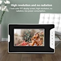 Miniatyrbild 3 av 5: Videodörrklocka Kit Dörrklocka Intercom Kit Smart Säkerhetskamera System Hemskydd Enheter med 7-tums TFT LCD Skärm Natt