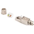 Miniatyrbillede 5 af 5: 360 Skærmet Cat6a Feltstik - Værktøjsfrit Rj45 Stik - 10gbase-t 500 Mhz - Awg 26/7 Til 22/1