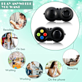 Miniatyrbild 4 av 5: 4 stycken Fidget Game Controller-plattor, Nyckelringsfidget för vuxna och tonåringar, Mini Handhållen Cam Fidget Pad Cube Ångest- och Stressreducerande Sinnesleksak med 8