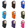 Pikkukuva 4 / 5: Talven lämmin kasvohattu Balaclava Unisex-hattu Ulkoiluun Pyöräilyyn Moottoripyörähattu Tuulenpitävä hattu Red