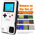 Miniatyrbild 4 av 5: Spelkonsolfodral för iPhone, Retro Skyddande Fodral med Självströmmande Spel, Fullfärgsskärm, Stötsäker Spelkonsolfodral för iPhone 12p