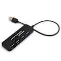 Miniatyrbild 1 av 5: USB2.0-dockningsstation USB2.0 till 4 USB2.0-hubb Multi-Port USB-adapterhubb för PC, bärbara datorer