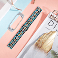 Miniatyrbilde 4 av 5: For Xiaomi Mi Band 5/6 Elastisk Klokkereim Nylon Flettet Justerbar Erstatningsreim