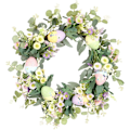 Miniatyrbild 1 av 5: 12' Livlig Daisy Påskdörrkrans Livgivande Vårdörrkrans Konstgjord Blomkrans För Entrédörr Vägg Påskdekorationer