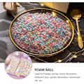 Miniatyrbillede 3 af 5: 2 pakker 50g Skumkugler Farverige Styrofoamkugler 4-5mm Mini Skumkugler Til Kunsthåndværk Festdekorationer Gaveæsker Vasefyld