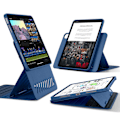 Pikkukuva 1 / 5: iPad Air 11 tuuman M2 -kotelo, iPad Air 6/5/4 (2024/2022/2020), irrotettava magneettikansi, jalusta pysty-/vaakasuunnassa korotetulla näytöllä Blue Pro 13 inch