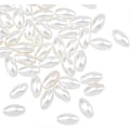 Miniatyrbilde 1 av 5: 54 stk. Naturlige Ferskvannsperler Risformede Polerte Perler Spacer Naturlige Løse Perler for DIY Håndverk Smykker Armbånd Halskjeder E