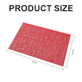 Pikkukuva 2 / 5: Lämmönkestävät tablettien suojukset, tahroja hylkivät, liukumattomat, pestävät PVC-pöytämatot red