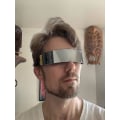 Pikkukuva 5 / 5: 80-luvun Futuristiset Visiiri Cyber Aurinkolasit Miehet Naiset Futuristinen Punk-tyyli Cosplay style7