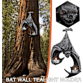 Miniatyrbild 4 av 4: Fladdermus Vägg Tealight Sconce Ljusstake Fladdermus Hållare Väggdekor Gotisk Halloween Dekor För Hemmakontor