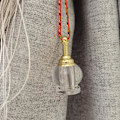 Miniatyrbilde 5 av 5: 2 stk. tomme, klare akrylflasker med gyldne bøylehetter for anheng DIY smykkelaging oppbevaring style4