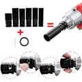 Miniatyrbild 2 av 5: 12 i 1 Elektrisk Skruvmejsel Skruvmejsel Hex Socket Kits För Slagskruvdragare Borr