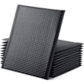 Miniatyrbillede 1 af 5: 20 stk. Poly Boblekuverter A4 Sort 254 x 330 mm (10x13 tommer) Polstrede Kuverter Bobleforet Poly Mailer Selvforseglende til Emballering Forsendelse Mailing