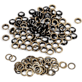 Miniatyrbild 1 av 5: Mässing Ögla Grommets Läderhantverk Tillbehör Fästelement Kit Med Brickor För Reparationer Diy Kläder Dekor Byte (10mm 100 Set)