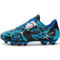 Miniatyrbilde 2 av 5: Fotballsko Gutter Jenter Fotballsko Barn FG/AG Fotballsko Treningssko for Unisex Barn Sporty Fotballsko blue EU36