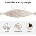 Miniatyrbilde 2 av 5: Flettet rem kompatibel med Apple Watch 38 mm 40 mm 41 mm, elastisk Solo Loop nylonrem for Apple Watch Series 8/7/6/SE/5/4/3/2/1/SE beige Pink 42 mm 44 mm 45 mm 49 mm