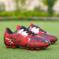Miniatyrbilde 5 av 5: Fotballsko Gutter Jenter Fotballsko Barn FG/AG Fotballsko Treningssko for Unisex Barn Sporty Fotballsko red EU41