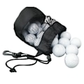 Miniatyrbilde 4 av 5: 16x14cm golfball spesiell nettingpose oppbevaringspose nylon nettingpose enkeltsidig trekk tau nettingstoffpose
