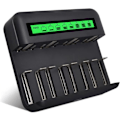 Miniatyrbillede 1 af 5: USB LCD Batterioplader til AA AAA CD Ni-MH Ni-CD Genopladeligt Batteri