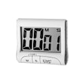 Miniatyrbild 1 av 5: Digital Kök Timer, Stor Siffra Kök Timer Och Nedräkning, Kök Klocka/Kök Alarm Med Baksida, Lcd-Display, 2pack(vit)