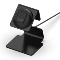 Miniatyrbillede 5 af 5: Til Xiaomi Smart Band 8 Ur Oplader Holder Metal Smartwatch Oplader Stand (uden Oplader) Black