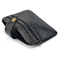 Miniatyrbillede 4 af 5: Herre Ægte Læder Slim Wallet Mand Lille Pung Mini Pengepung Walet Tynd Portomonee carteras Herre Pung Kortholder Brown