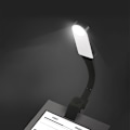 Miniatyrbilde 3 av 5: Leselys - Oppladbar Mini Boklampe Med Berøringssensor - 3 Lysstyrkemoduser Med Sammenleggbar Bærbar Clip-on Boklampe - 360 Fleksibel - Justerbar