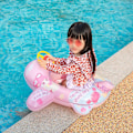 Miniatyrbild 4 av 5: Barnuppblåsbar pool flytring simring säte båt baby flygplansdesign style2