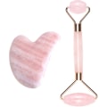 Pikkukuva 1 / 5: Jade Roller Gua-sha Kasvoille Gua Sha Ruusukvartsi Kasvojen Jadehierontalaite Jadekivi