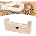 Miniatyrbild 3 av 5: Armbandstillverkningsställ, justerbar längd träarmbandsjigg med låda 2 klämma, handgjord träf ram vävning hantverksverktygssats för gör-det-själv-dekoration