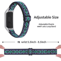 Pikkukuva 2 / 5: Nylonpunottu kellon ranneke Xiaomi Mi Band 3 / 4:lle, säädettävä elastinen ranneke Style 19