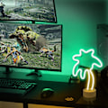 Miniatyrbild 2 av 5: Lumoonosity Palm Tree Ljus Neon Skyltar - Batteri/usb Drivna Led Palm Tree Ljus - Palm Tree Lampa Med Stativ - Grön&gul Led Skylt