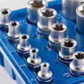 Miniatyrbillede 5 af 5: Hun E Star Torx Topnøglesæt E4-E24 E-Torx Ekstern Hex Topnøgle Indsats Møtrik 14 stk