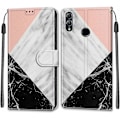 Miniatyrbillede 2 af 3: (Style 14) chooseu Etui til Huawei P Smart 2019 Læder Etui med Silikone Stødsikkert Wallet Flip Etui og Folio Stand Funktion Stilfuldt Mønster til Gir