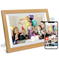 Miniatyrbillede 1 af 5: Wi-Fi Digital Fotoramme, 10,1 Tommer Digital Billedramme, 32GB Hukommelse, Del Fotos og Videoer Øjeblikkeligt via Frameo App -GSLA