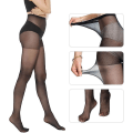 Pikkukuva 4 / 5: Naisten Everyday Energy 6 kpl Musta Beige Silkki Ohuet Pehmeät Sukkahousut 20 Denieriä Black 3 Pairs S
