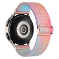 Miniatyrbillede 1 af 3: Nylon Urrem til Coros Pace 2/Apex 42mm, 20mm Mønstret Justerbar Flettet Løkke Rem Phantom Aurora