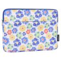 Miniatyrbild 4 av 5: Laptopfodral i PU-läder med blommönster för bärbara datorer på 11–15 tum For 12 inch Laptop
