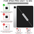 Pikkukuva 2 / 5: Kotelo iPad Pro 12.9 2021 (iPad 5. sukupolvi), Ultraohut Kevyt Kolmiosainen Suoja