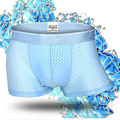 Miniatyrbild 3 av 5: Herr Boxershorts Underkläder Mesh Andas Bekväma Kalsonger Herr Boxershorts Man Kalsonger Red M