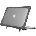 Pikkukuva 1 / 5: PC-läppärikotelo jalustalla MacBook Air 13\" A1932/A2179/A2337 -malleille, Suojaava kannettavan tietokoneen suojus Grey