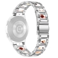 Miniatyrbilde 1 av 3: Urrem i rustfritt stål + resin for Huawei Watch GT 2 42mm / Watch 2 / Honor Magic Watch 2 42mm Silver  Nougat